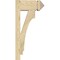 Ekena Millwork Imperial Arts & Crafts Rough Sawn Outlooker, Douglas Fir, 6"W x 12"D x 24"H OUT06X12X24IMP03RDF - alternate 4